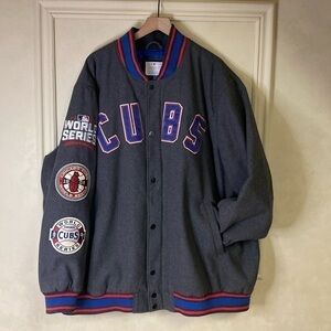 Genuine Merchandise Sports by Carl Banks Chicago Cubs Letterman Jacket 4XL